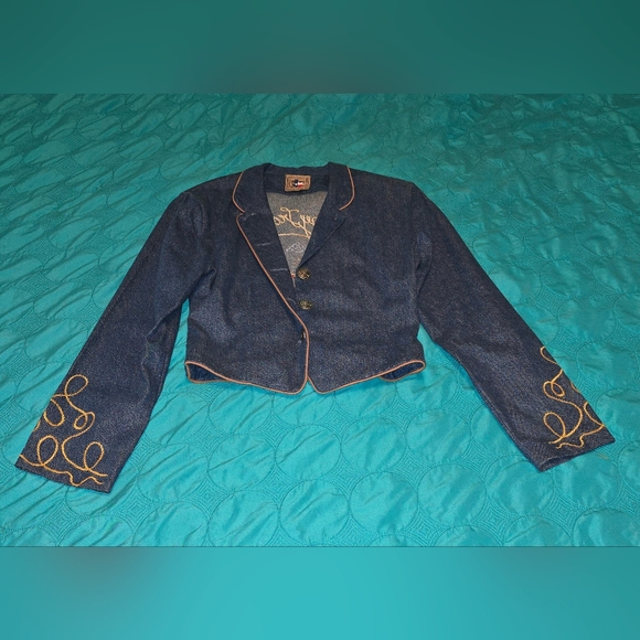 Vintage denim western jacket Sm/med - Picture 2 of 7